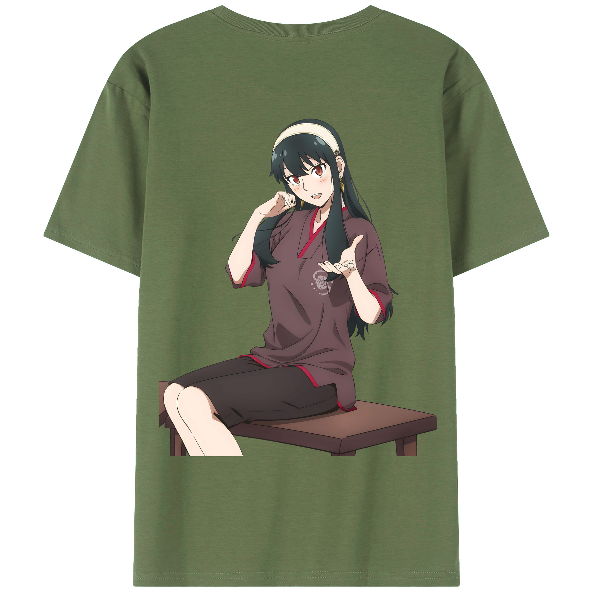 （画像用） SPY×FAMILY间谍家家酒 綿100％ メンズ半袖Tシャツ（バックプリント） 通気性